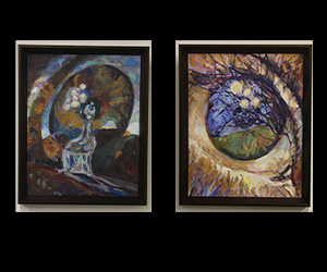 two works on paper Reflection in Eyes